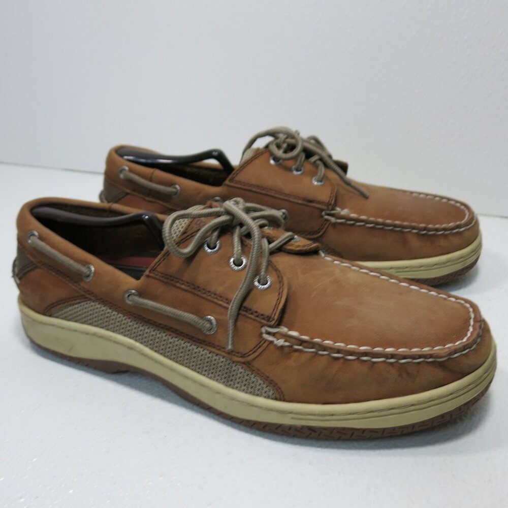 Sperry Top-Sider Men's Nubuck Leather Deck Boat Men's Footwear Shoes Size 11 W - Picture 2 of 7